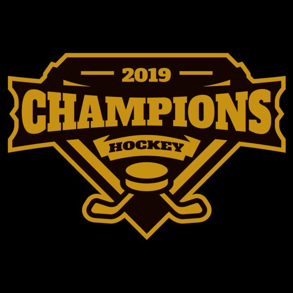 Champions Hockey logo template Thumbnail