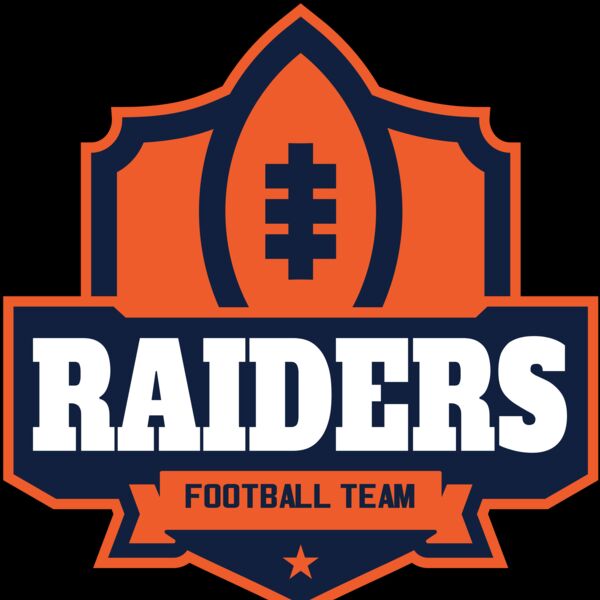 Raiders Football Team logo template Thumbnail